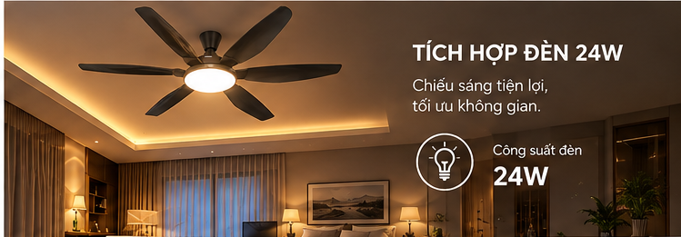 Quạt trần cao cấp QT – 06T - 4